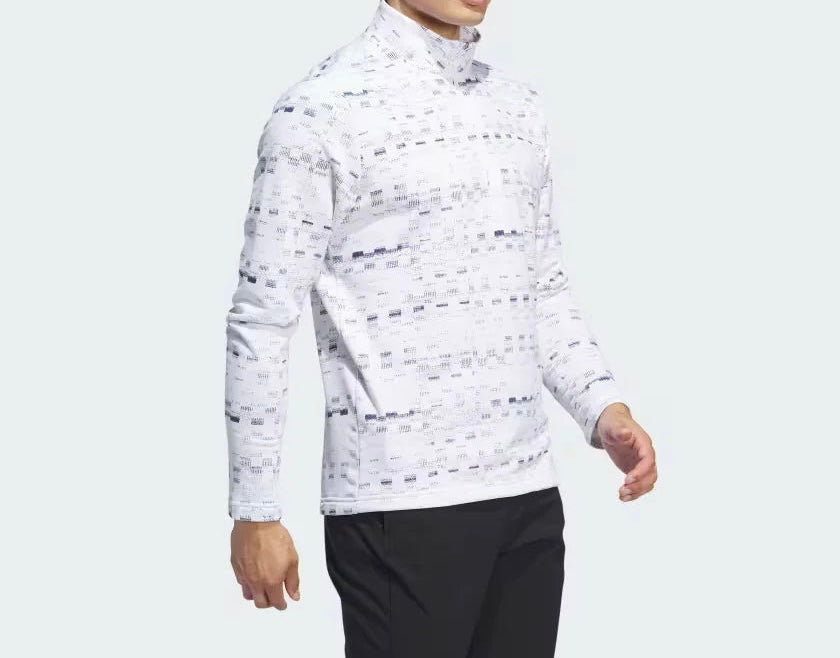 Adidas Men’s Printed Quarter Zip Pullover