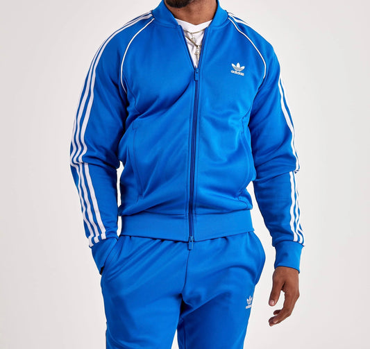 Adidas Originals Blue Track Jacket Iconic Comfort