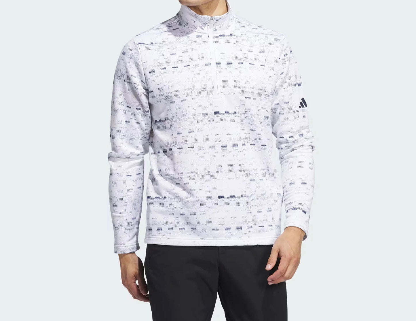 Adidas Men’s Printed Quarter Zip Pullover