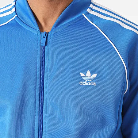 Adidas Originals Blue Track Jacket Iconic Comfort